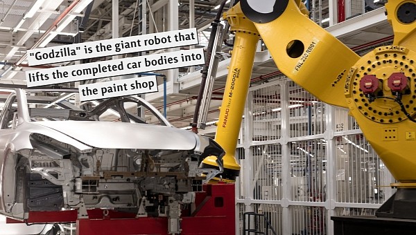 Godzilla is one of the largest industrial robots ever built