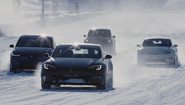 Tesla shares weird video of S3XY winter testing in New Zealand