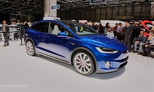 Tesla Showcases Model X SUV at Geneva Motor Show in European Premiere