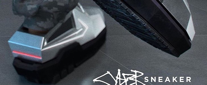 Tesla Sneakers rendering