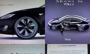 Tesla Software Update Hides Surprise New Aero Wheel Option for Model S