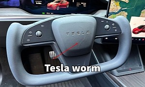 Tesla Started Installing Replacement Steering Yokes, They Still Have the Ugly "Worm"