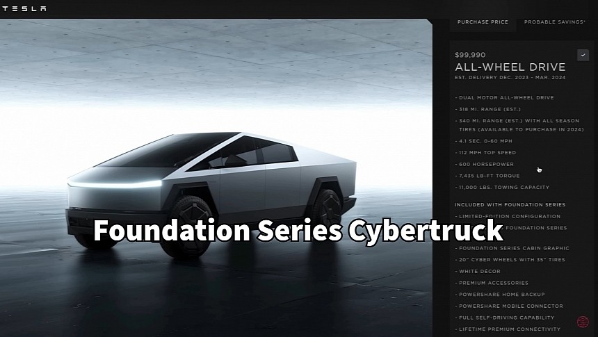 Tesla Cybertruck AWD Foundation Series