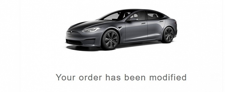 Tesla Model S Plaid+ reservation changed into Model S Plaid order