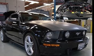 Tesla Swapped Fifth-Gen Mustang Makes the Mach-E Feel Awkward