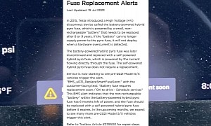 Tesla Telling Owners To Replace the Battery Pack's Pyro Fuse via BMS_u031 Warning