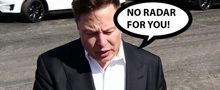 Tesla drops radar sensors from Model S and Model X