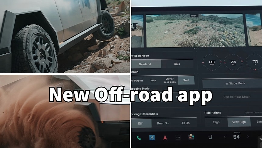 Tesla updates the Cybertruck with cool off-road goodies