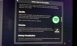 Tesla V10.0 Update Starts Rolling, Brings Netflix, Youtube, and Spotify