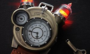Tesla Watch with Steampunk Aesthetic Has Nothing to Do with Elon Musk – Video
