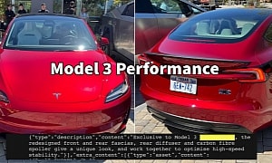 Tesla Website Leak Confirms Model 3 Performance Name, Adaptive Suspension, and Power Level