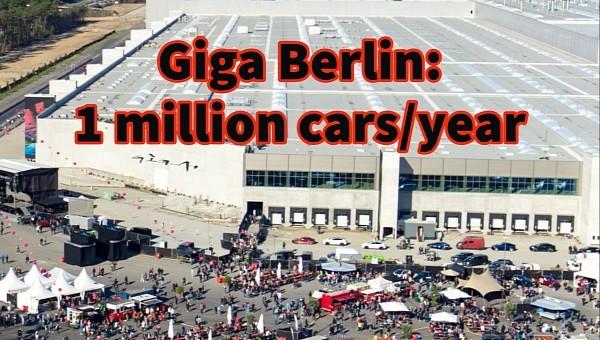 Tesla will build 1 million cars per year at Giga Berlin