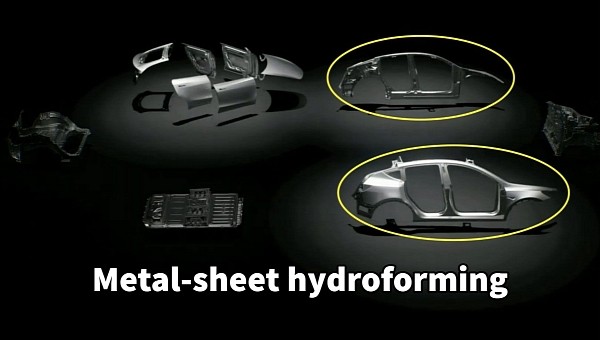 Tesla will use sheet metal hydroforming for its next-generation vehicles