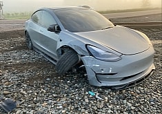 Tesla With the FSD Engaged Almost Drives Into Train. The Owner Has the Videos To Prove It