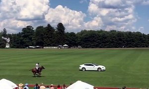 Tesla Won't Say No to Any Type of Drag Racing, Goes Against a Horse