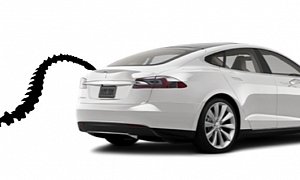 Tesla Working on Robotic Snake Cord to Automatically Plug Your Car In