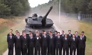 Test of Bravery: Wound You Stand in Front of Braking Tank?