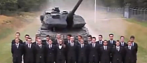 Test of Bravery: Wound You Stand in Front of Braking Tank?
