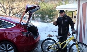 Testing Elon Musk's Promises: Can You Fit a Bike in a Model 3's Trunk?