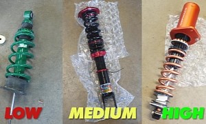 Testing Three Differently Priced Coilovers Shows That More Expensive Is Not Always Best