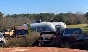 Texas Junkyard Is Home to a Couple of Extremely Rare Airstream Trailers