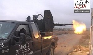 Texas Plumber Discovers His Old Ford F-250 Is Now Used as Terrorist Anti-Aircraft Gun Platform