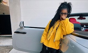 Teyana Taylor Has Practical Approach to Newly Wrapped Rolls-Royce Dawn