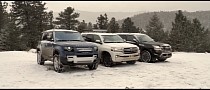 TFL's Third Defender Goes to Snowy Colorado to Meet Land Cruiser and Armada