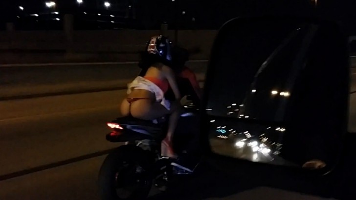 No Panties Motorcycle