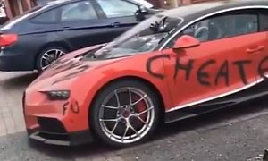 That Viral Video of a Vandalized Bugatti Chiron is Fake