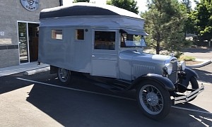 The 1930s Ford Model A House Car Was Ford’s First Attempt at a Motorhome, Awesome