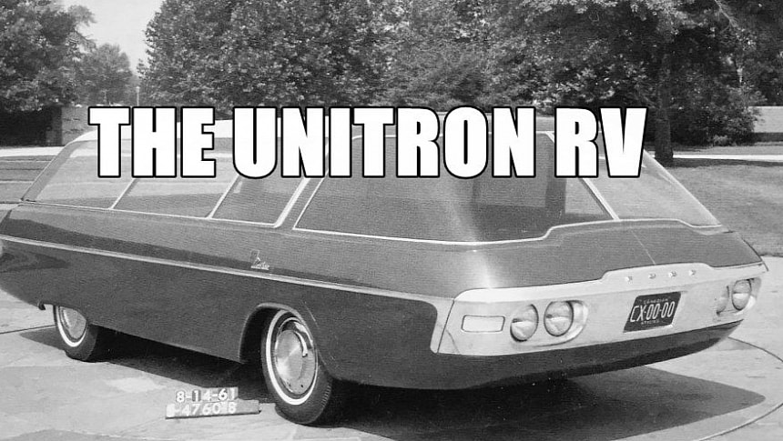 The 1961 Ford Unitron concept was an RV with a wide range of applicability  