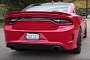 The 2015 Dodge Charger SRT Hellcat Sounds Ludicrous without Its Mid Mufflers