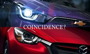 The 2016 Chevrolet Spark has 2015 Mazda2-Inspired LED Daytime Running Lights – Video