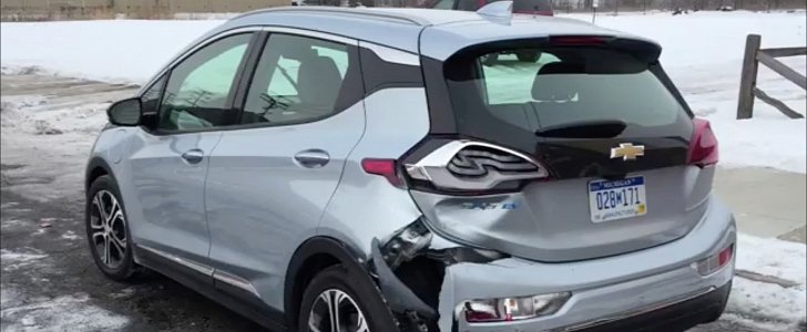 Crashed 2017 Chevrolet Bolt