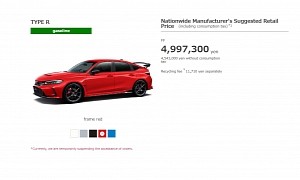 The 2023 Honda Civic Type R Is No Longer Available to Order in Japan