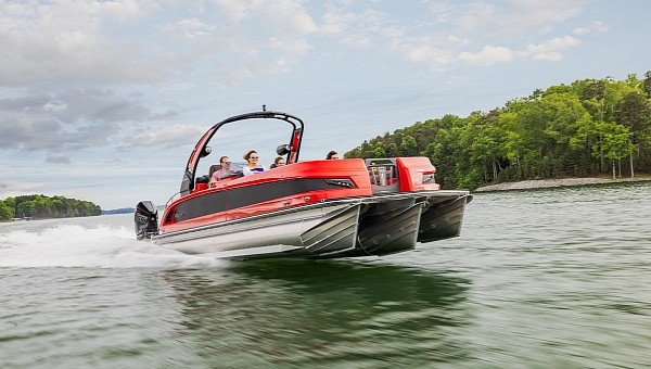 The 2023 Manitou XT is the brand's most luxurious pontoon