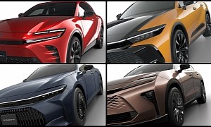 The 2023 Toyota Crown Crossover Will Soon Be Joined by Sport, Sedan, and Estate Siblings