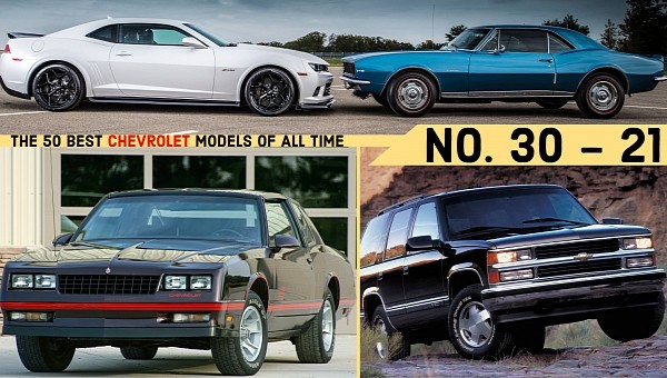 The 50 Best Chevrolet Models of All Time (No. 30 – 21)