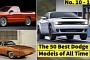 The 50 Best Dodge Models of All Time (No. 10 – 1)