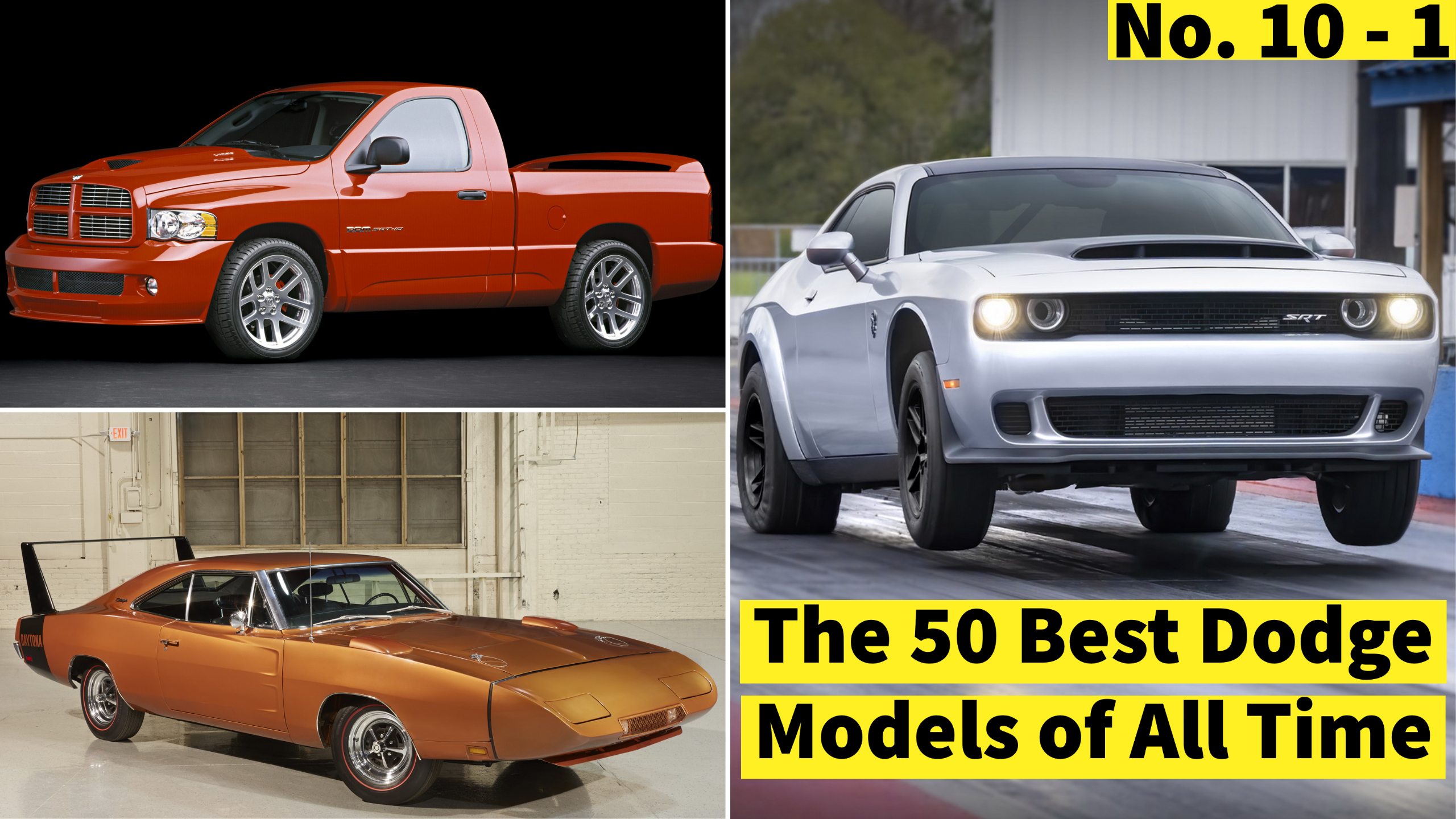 Dodge's Most Important Vehicles