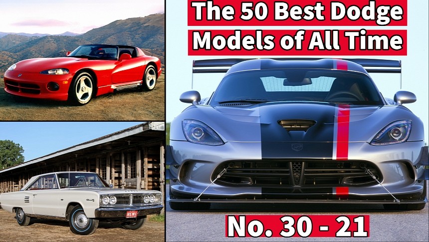 The 50 Best Dodge Models of All Time (No. 30 – 21)