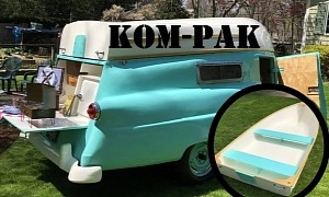 The ‘50s Kom-Pak Sportsman: A Trailer With an Integrated Boat, Perfect for the Entire Fam