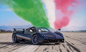 829-HP Pagani Huayra Tricolore Could Be More Expensive Than a Military Jet