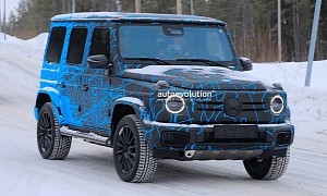 The Abominable Snowman: Electric Mercedes G-Class Spied, the EQG Is Due in a Few Months