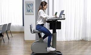 The Acer eKinekt Bike Desk Will Help You Stay in Shape and Charge Your Devices as You Work