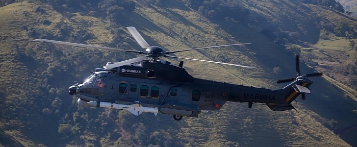 The first naval combat H225M delivered to the Brazilian Navy integrates the most complex countermeasures and weapons
