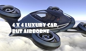 The AirCar Is a Luxury Flying Car, All Carbon Fiber and Self-Adjusting Jet Engines