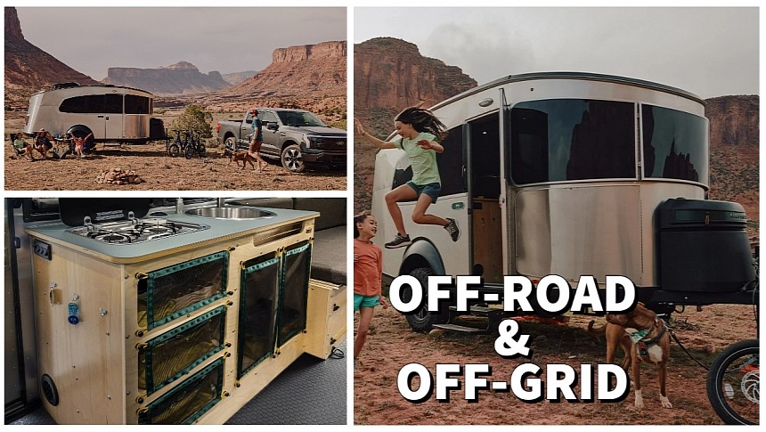 The Airstream x REI Co-op Special Edition Basecamp 20X travel trailer is here for longer, more awesome off-grid adventures