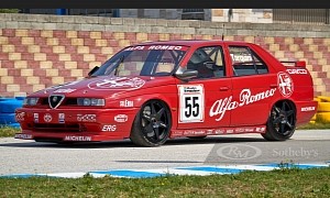 The Alfa Romeo 155 TS That Gabriele Tarquini Almost Rolled Over Is Up for Grabs
